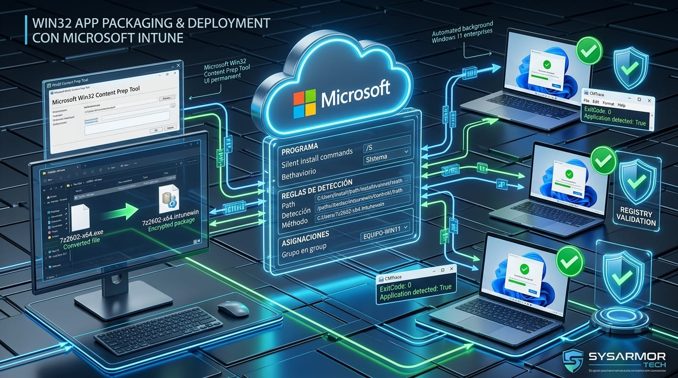 Empaquetado y Despliegue de Aplicaciones Win32 con Microsoft Intune