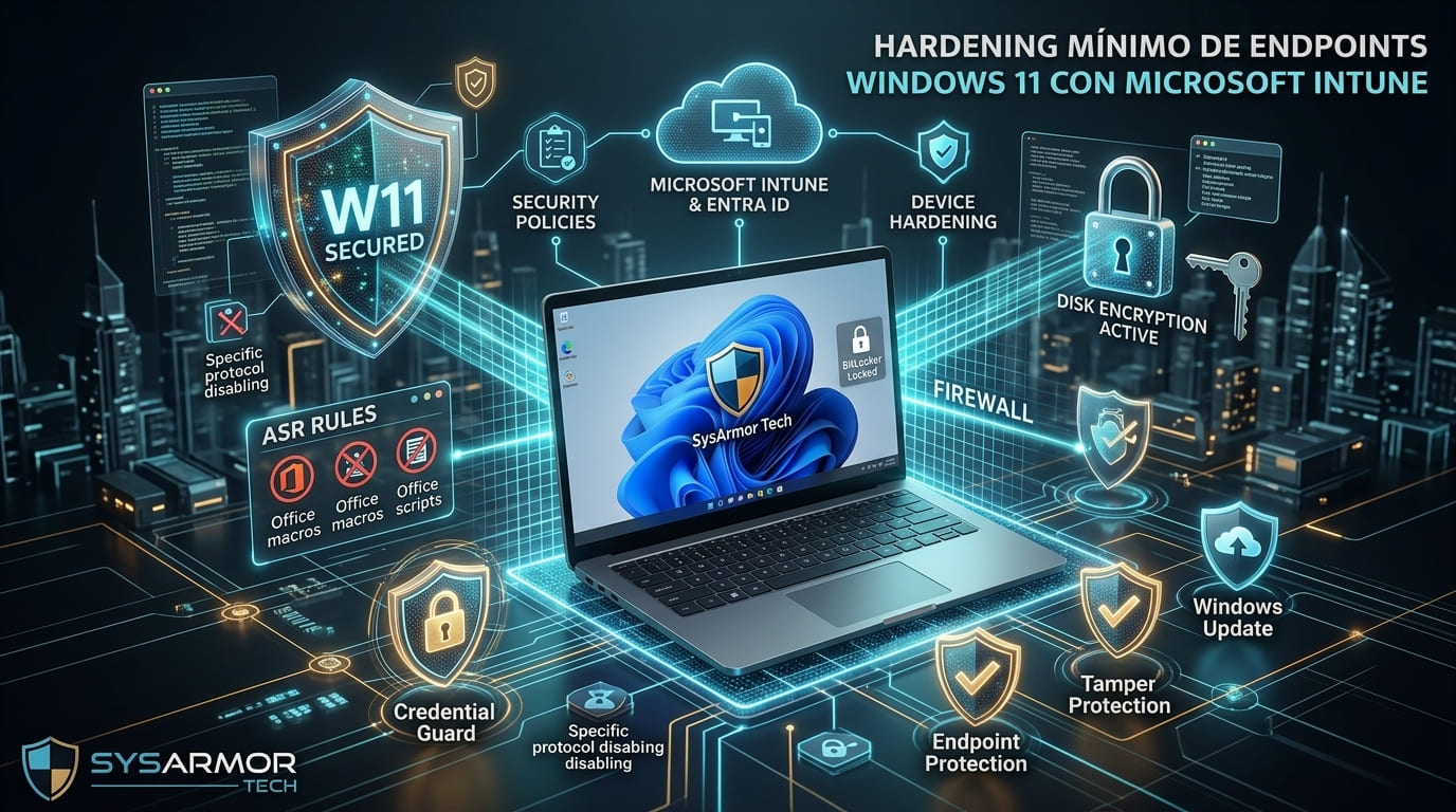 Hardening Mínimo de Endpoints Windows 11 con Microsoft Intune