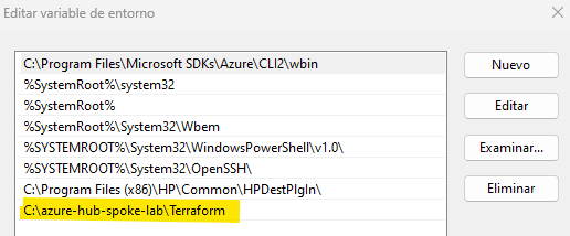 Configuración de la variable de entorno Path en Windows